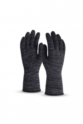Перчатки рабочие зимние "Винтер Люкс WG-702" цвет серый/черный
